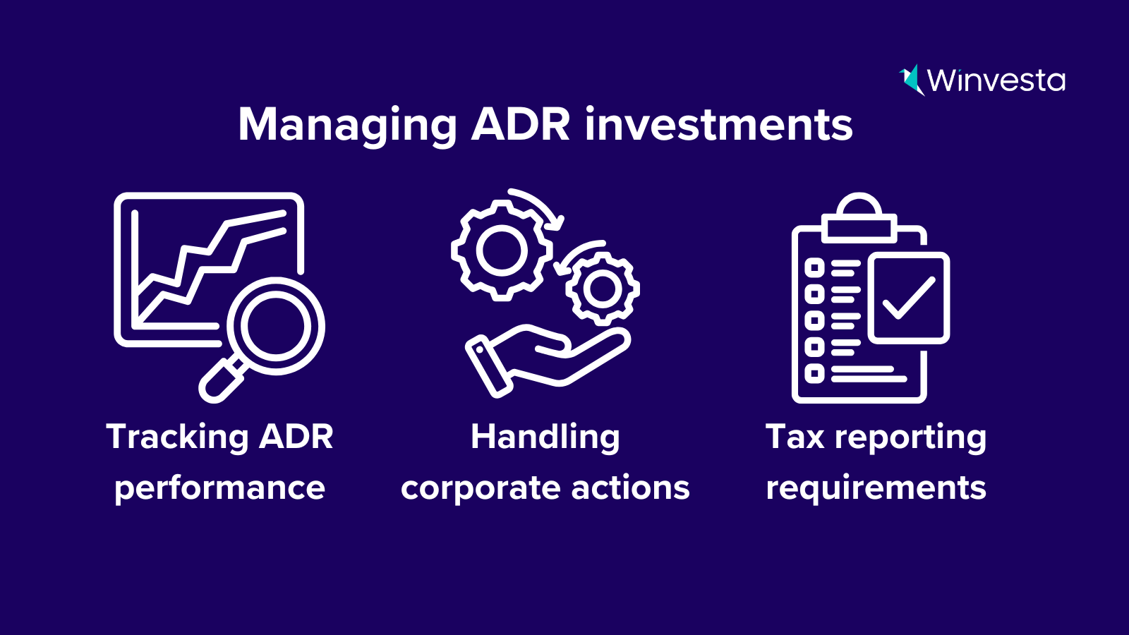 Learn about tracking ADR performance, handling corporate actions, and understanding tax reporting requirements for global portfolio management.