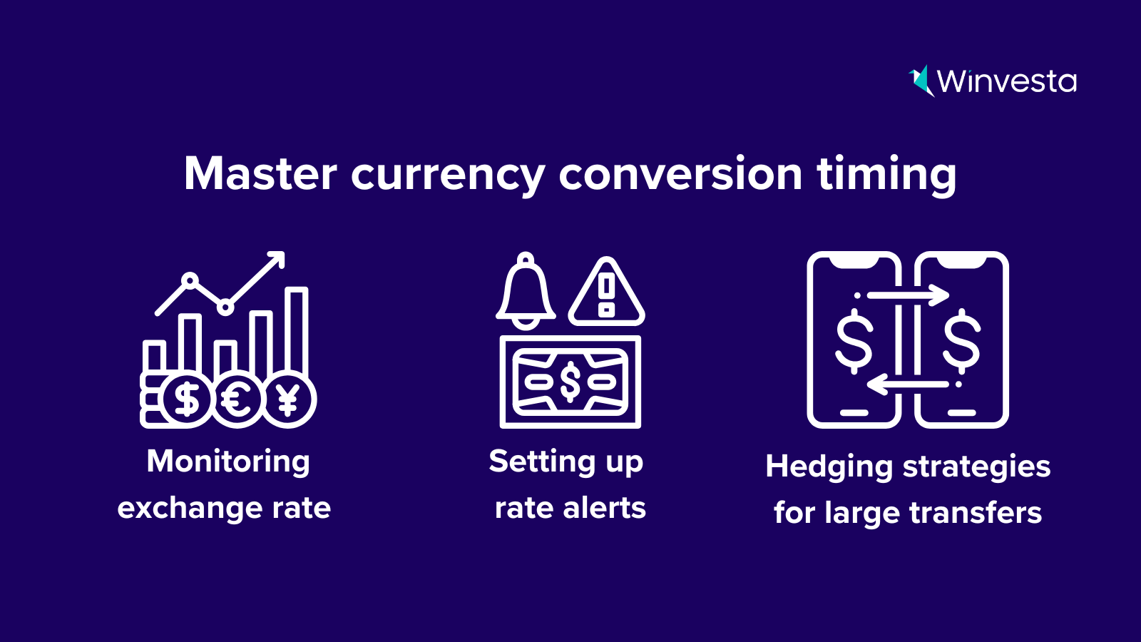 Business professional has to monitor exchange rate trends and set up alerts for optimal timing of international payments and bank transfers