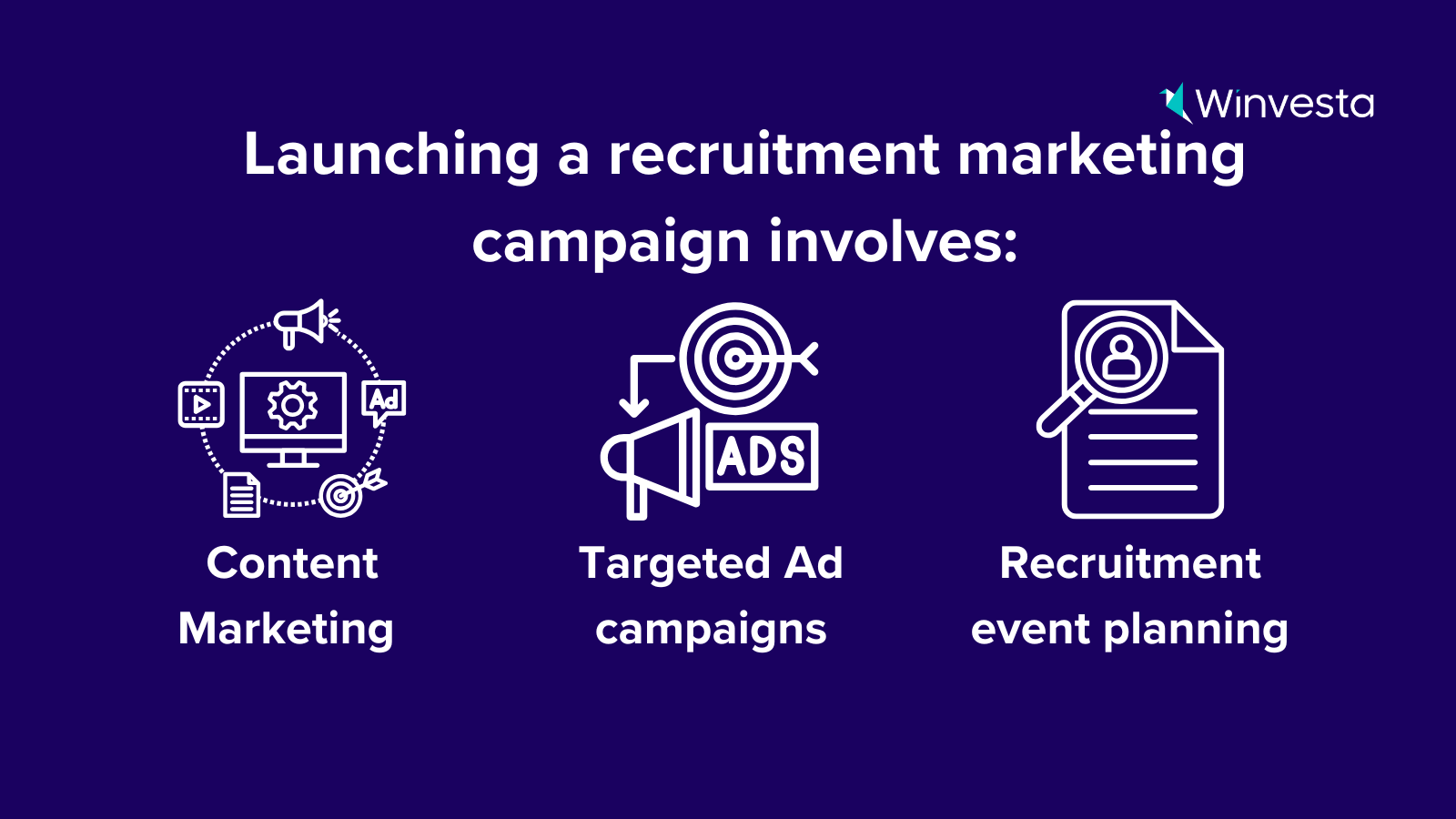 Launch a recruitment marketing campaign: Boosting talent acquisition with content marketing, targeted ads, and events to attract qualified candidates and reduce hiring costs for startups