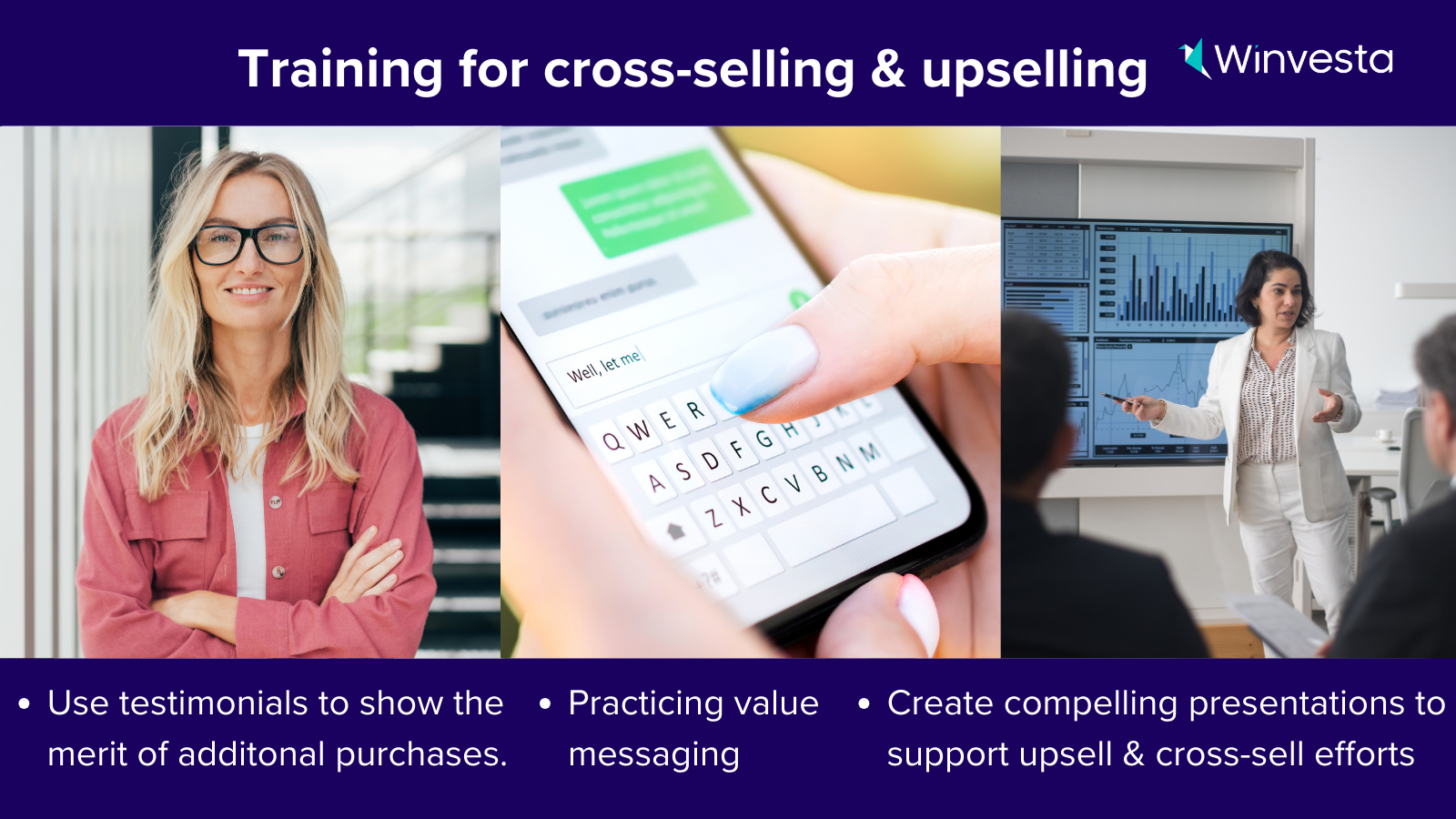 Training for cross-selling & upselling